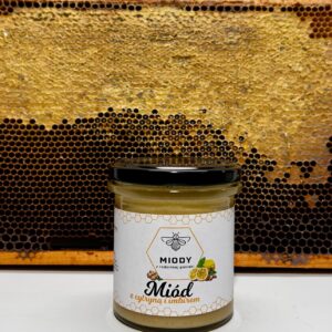 Miód z liofilizowaną cytryną i imbirem